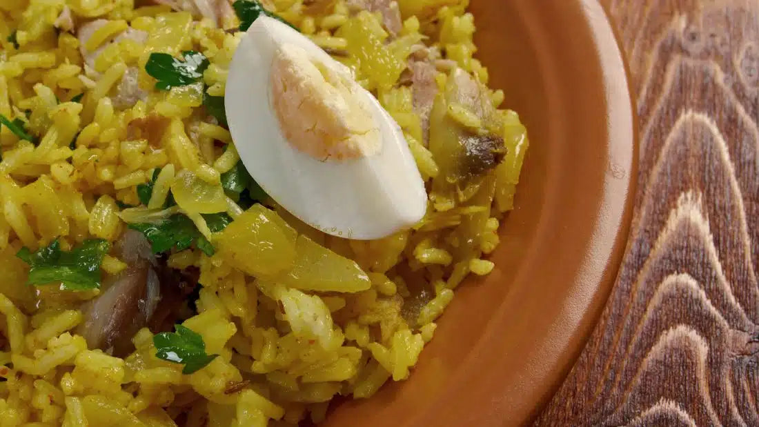 Kedgeree met makreel